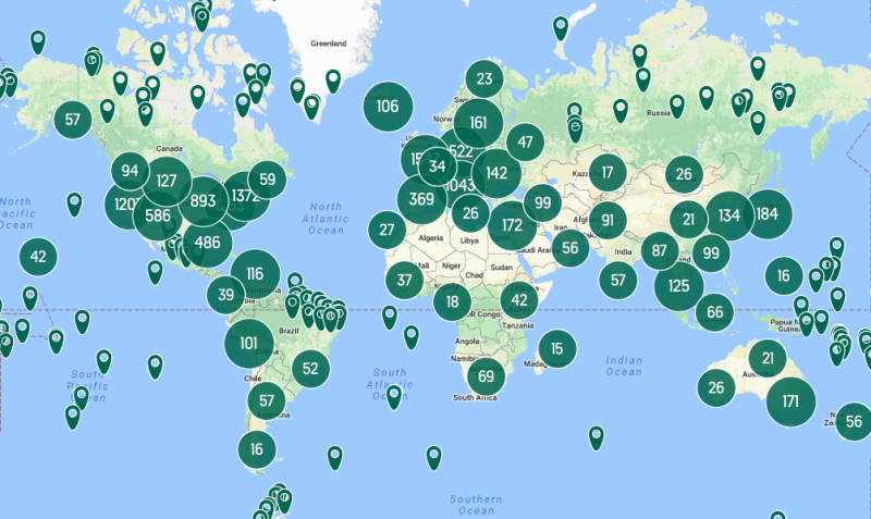 Carte interactive