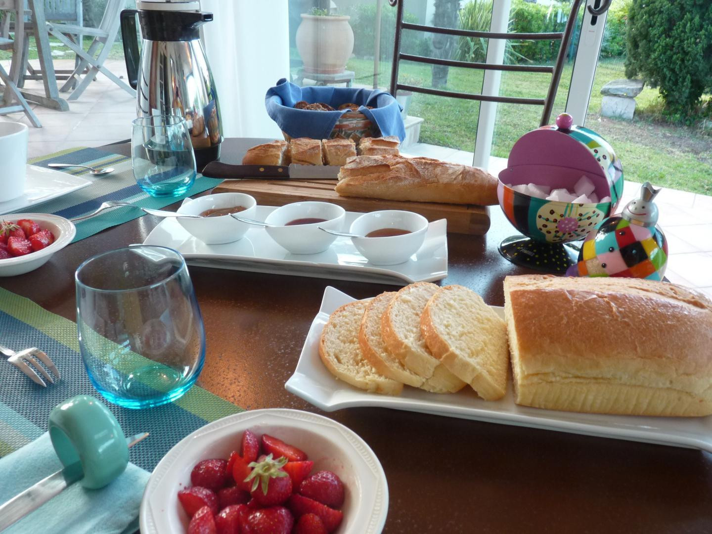 Le petit déjeuner est servi.