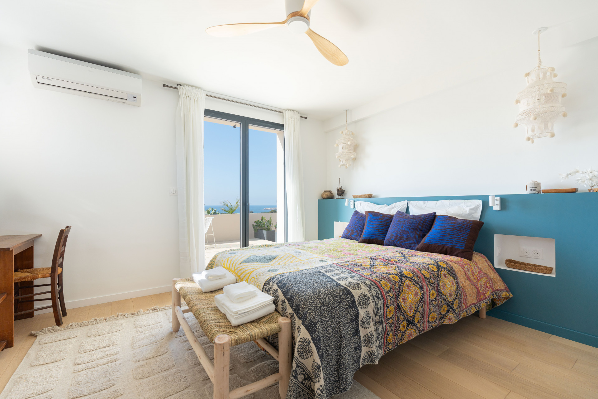 Chambre bleu