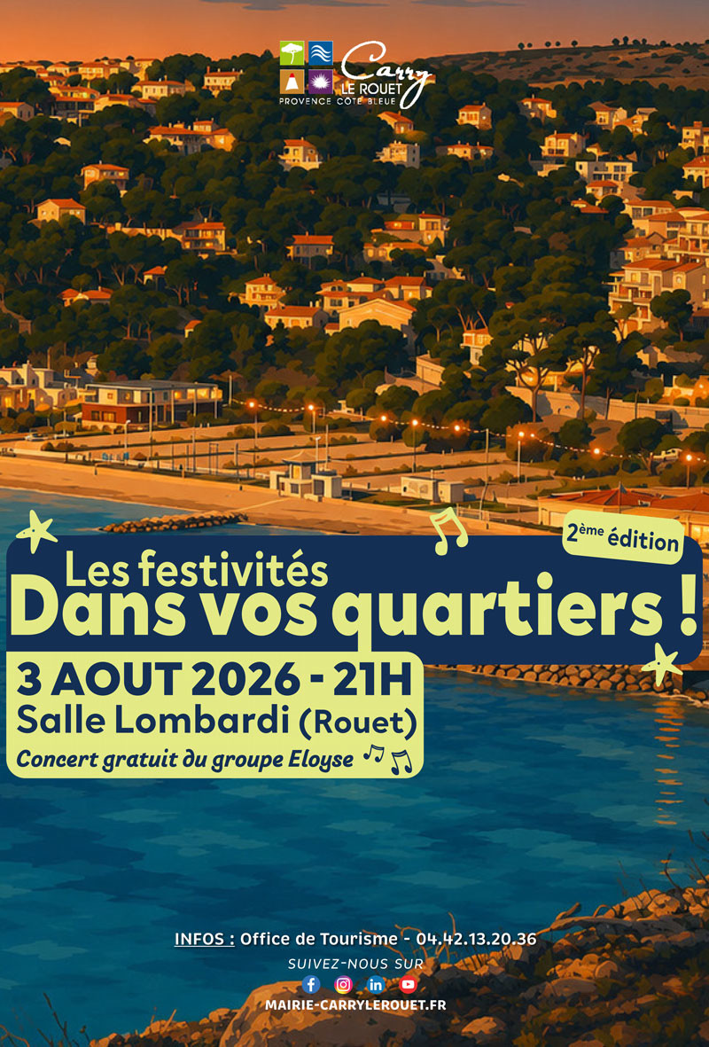 Festivités dans vos quartiers - 3 août_Carry-le-Rouet