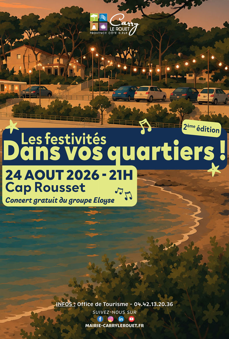 Festivités dans vos quartiers - 24 août_Carry-le-Rouet