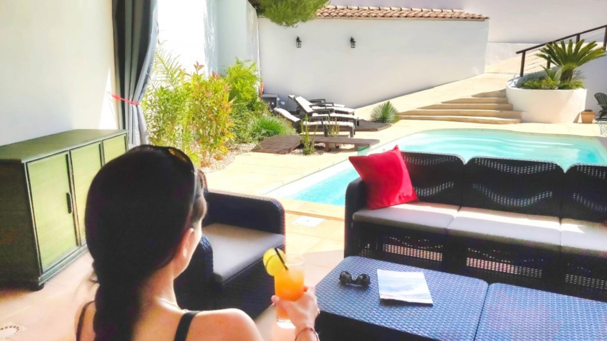 T4 avec piscine et jardin privé - Plage à 800 m_Carry-le-Rouet