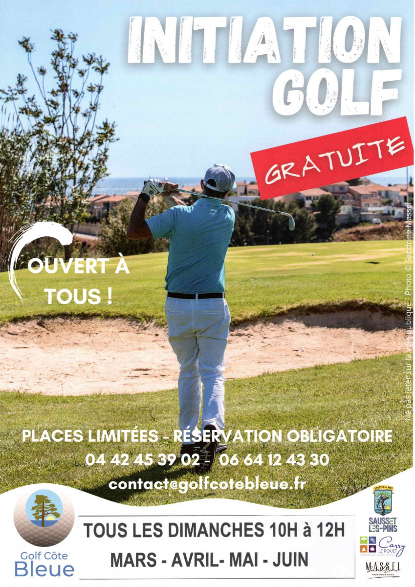 Initiation gratuite au golf_Sausset-les-Pins
