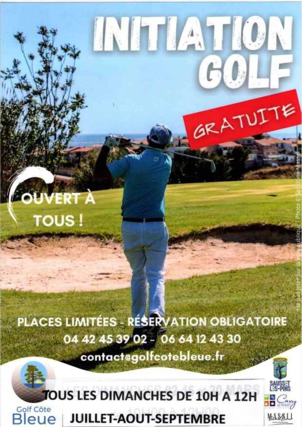 Initiation gratuite au golf_Sausset-les-Pins