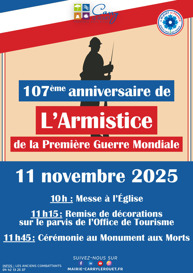 Commémoration de l'Armistice 1918_Carry-le-Rouet