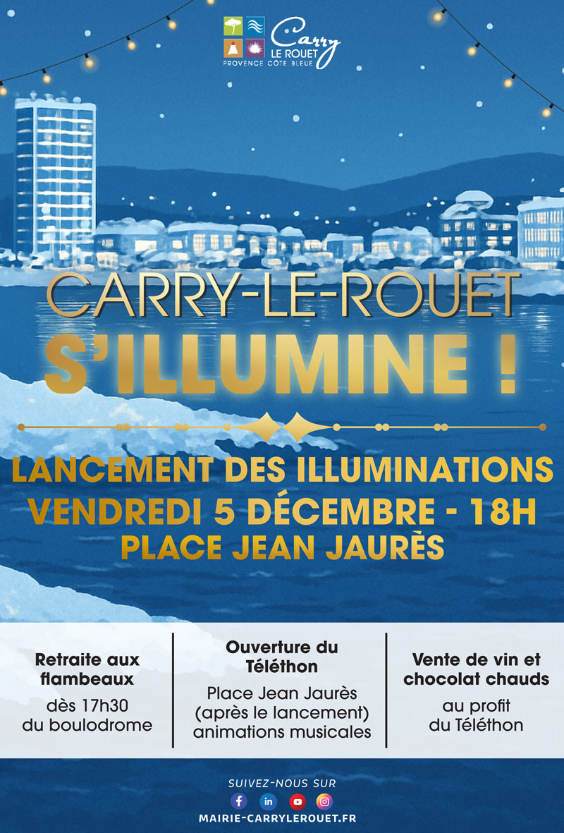 Lancement des Illuminations de Noël 2025_Carry-le-Rouet