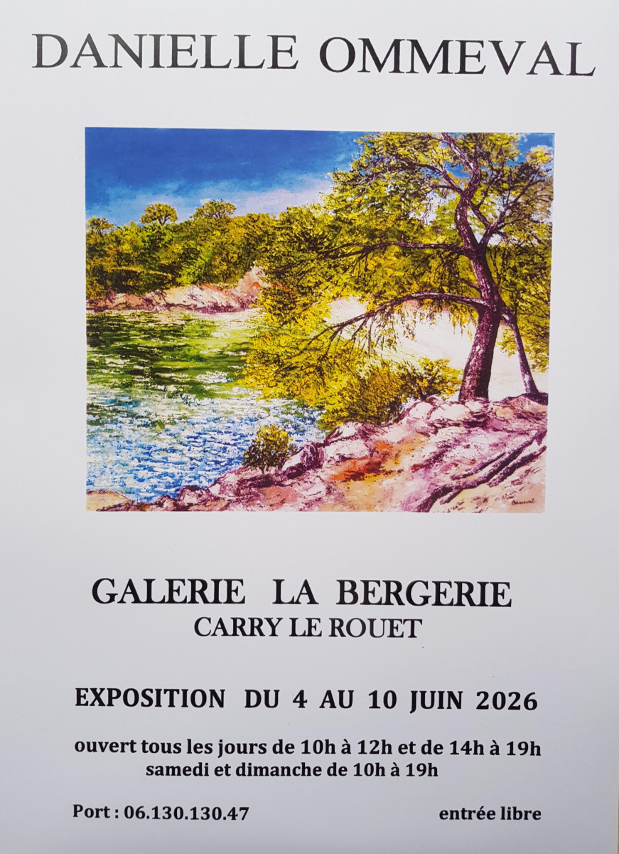 Exposition peinture Danielle OMMEVAL_Carry-le-Rouet