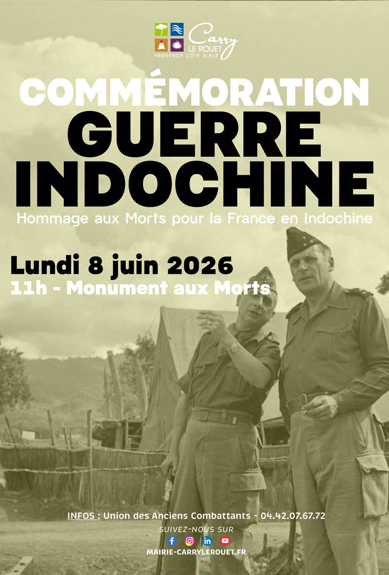 Zeremonie zur Ehrung der Toten für Frankreich in Indochina_Carry-le-Rouet