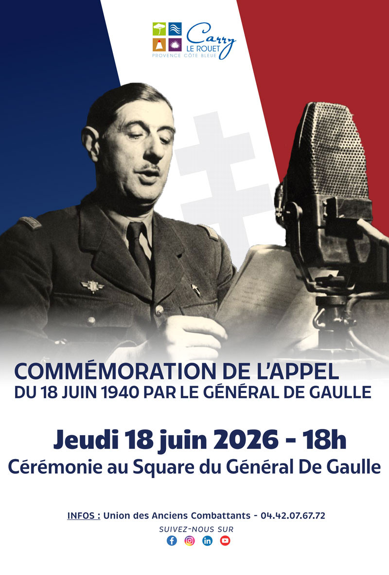 Commémoration de l'Appel du Général de Gaulle_Carry-le-Rouet