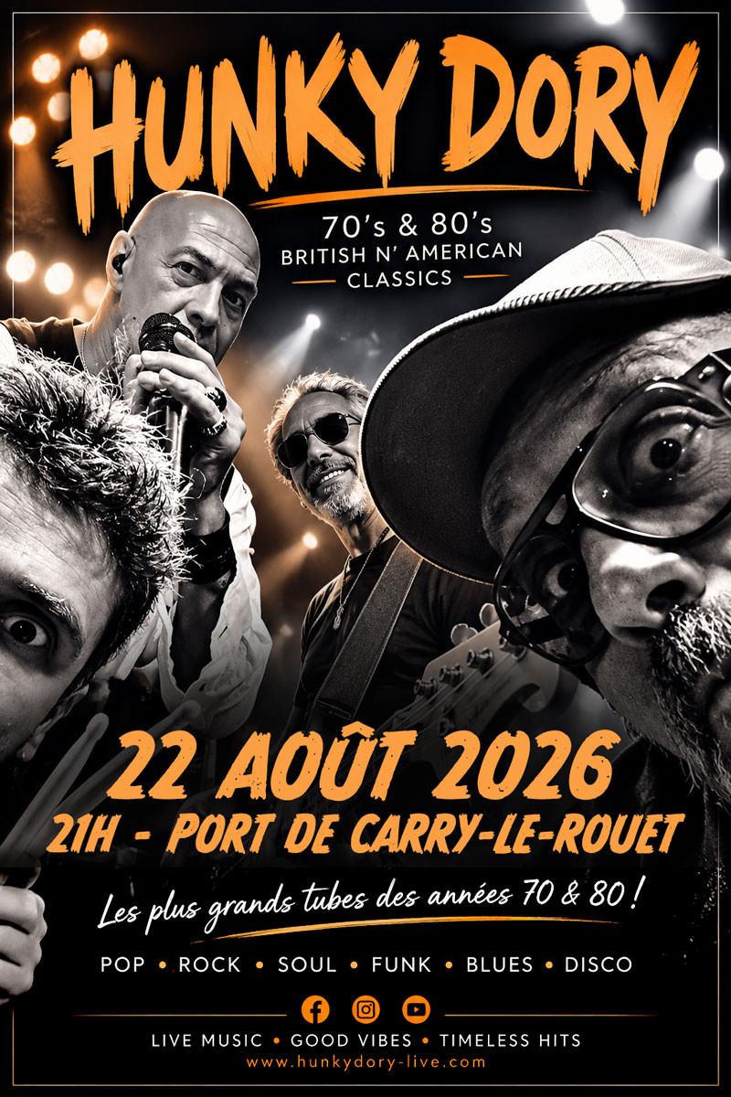 Concert HUnky Dory_Carry-le-Rouet