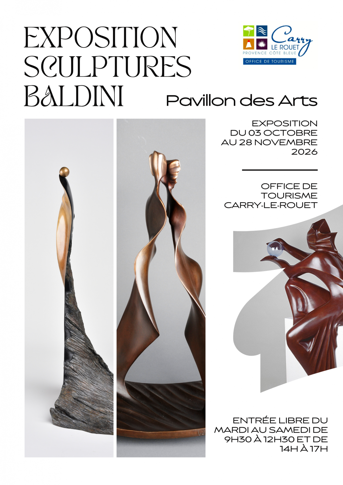 Exposition sculptures Baldini_Carry-le-Rouet