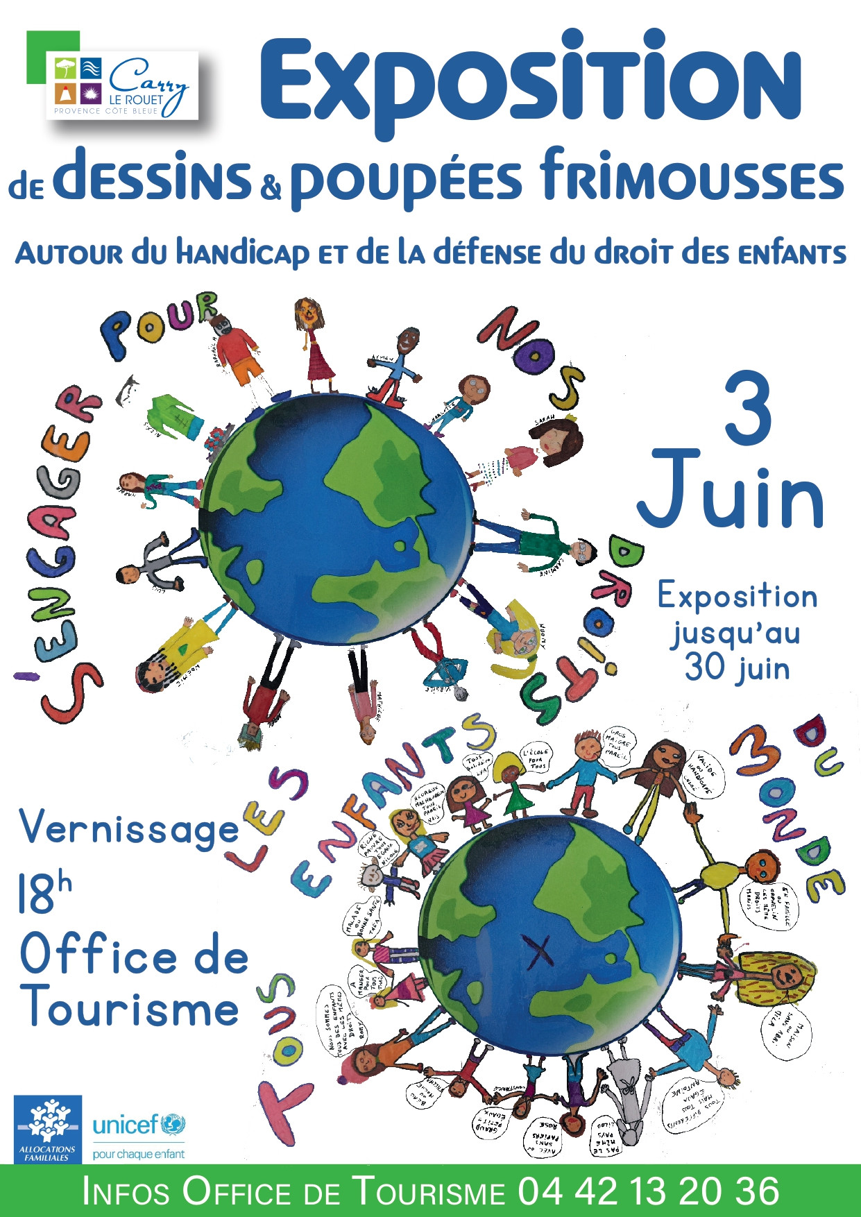 Exposition de dessins et poupées frimousses_Carry-le-Rouet