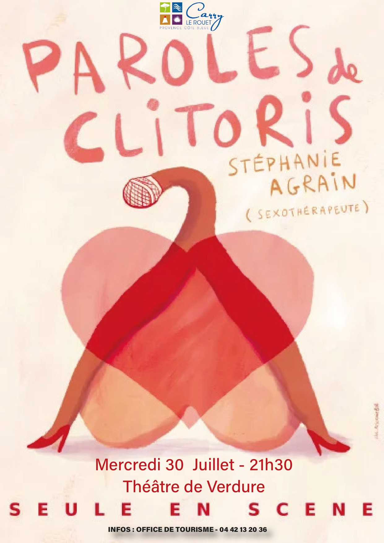 Stéphanie Agrain dans Paroles de Clitoris