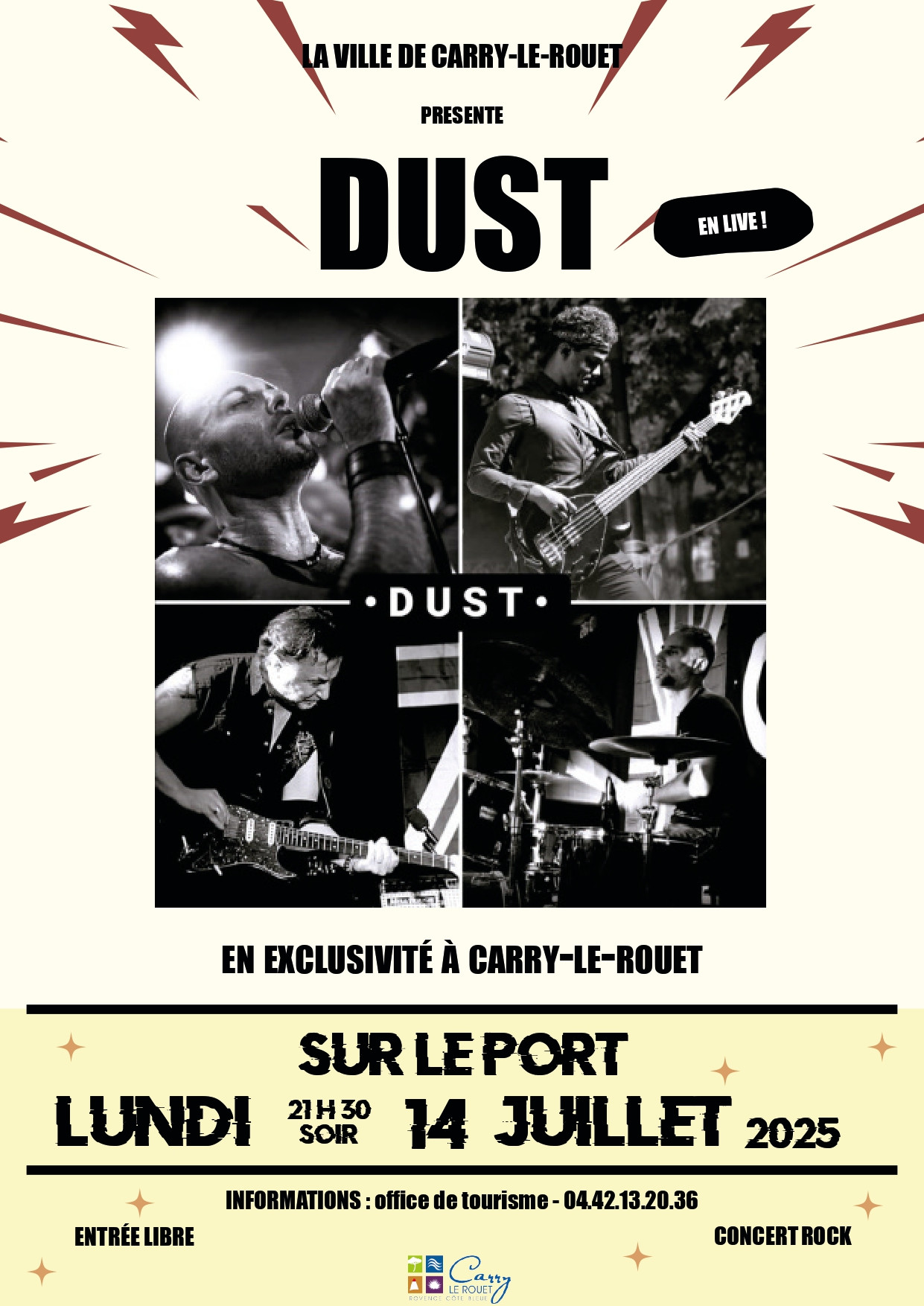 Concert Groupe Dust_Carry-le-Rouet