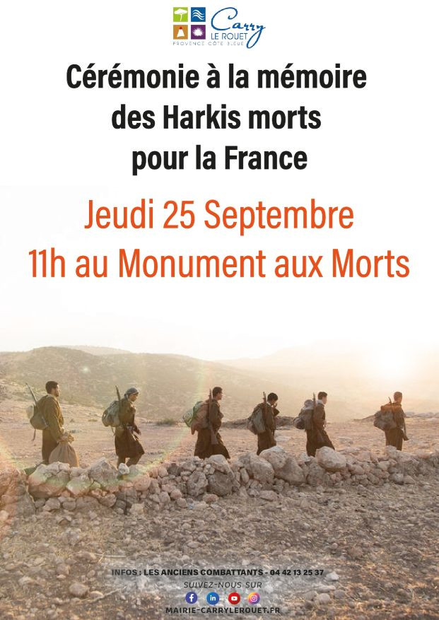 Cérémonie d'hommage aux harkis_Carry-le-Rouet