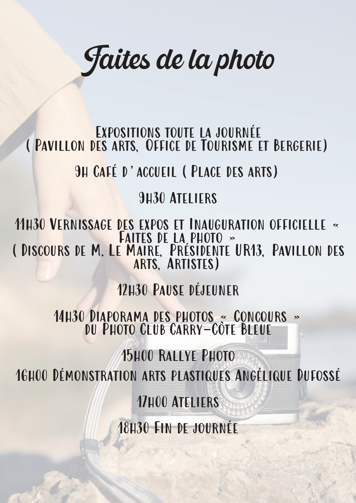 Programme Faites de la photo