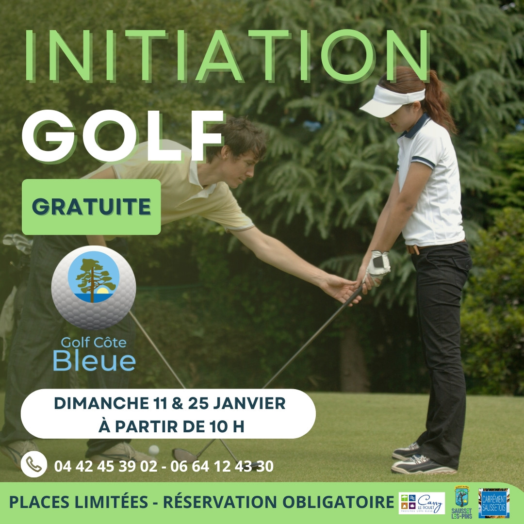 Initiation gratuite au golf_Sausset-les-Pins
