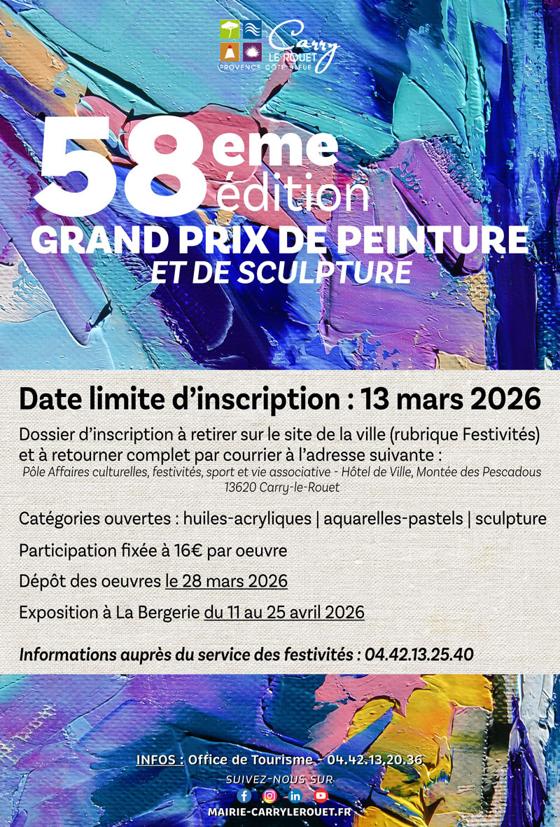 58ème Grand prix de peinture et de sculpture_Carry-le-Rouet
