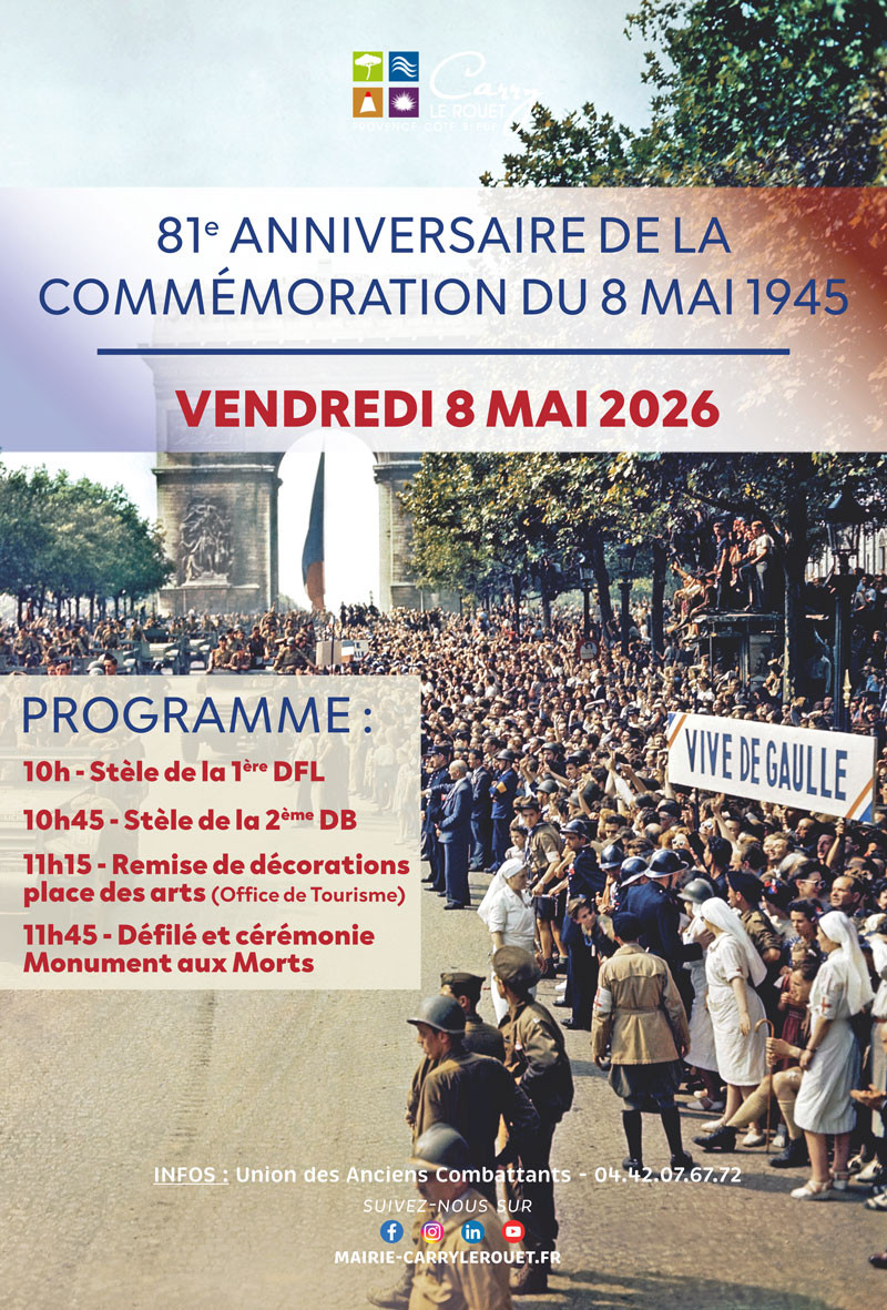 Commémoration de la Victoire du 8 mai 1945_Carry-le-Rouet