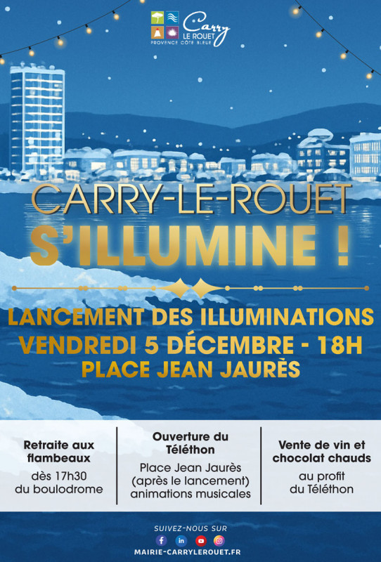 Lancement des Illuminations de Noël 2025_Carry-le-Rouet